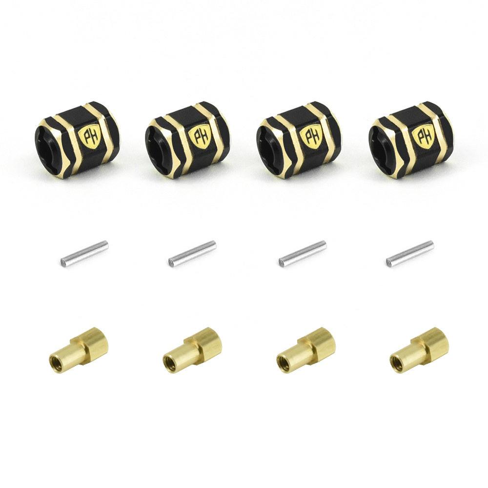 Powerhobby Brass Wheel Hex (4) For Furitek FX118