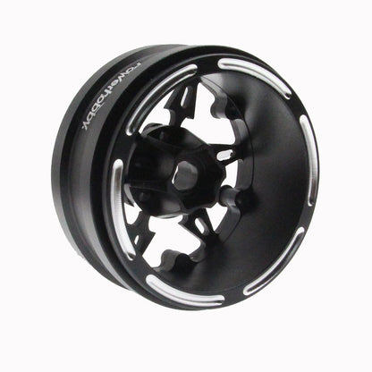 Powerhobby 1.9" Carbon Fiber Lightweight Beadlock Wheels E 1/10 Rock Crawler