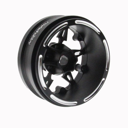 Powerhobby 1.9" Carbon Fiber Lightweight Beadlock Wheels E 1/10 Rock Crawler