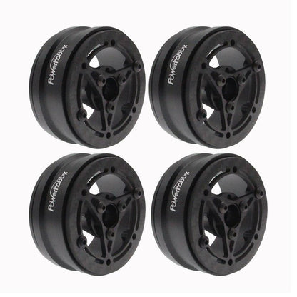 Powerhobby 1.9" Carbon Fiber Lightweight Beadlock Wheels H 1/10 Rock Crawler