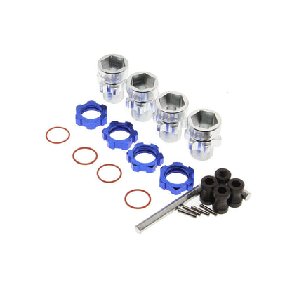 Powerhobby 12mm to 17mm W/10mm Offset Hex Hub Blue FOR Traxxas Slash Rustler