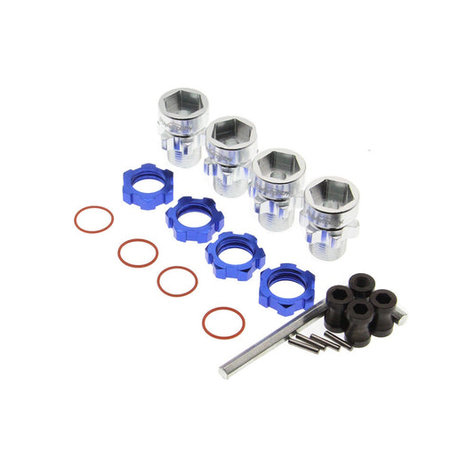Powerhobby 12mm to 17mm W/10mm Offset Hex Hub Blue FOR Traxxas Slash Rustler