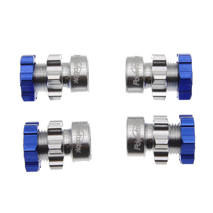 Powerhobby 12mm to 17mm W/10mm Offset Hex Hub Blue FOR Traxxas Slash Rustler