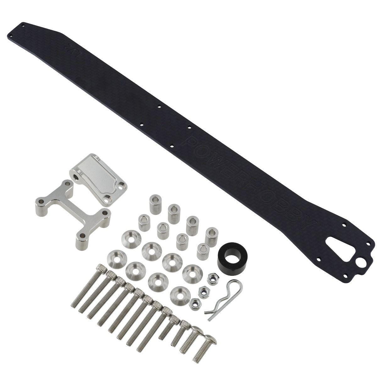 Powerhobby Carbon Fibre  Center Top Deck Brace Arrma 6S Limitless V2