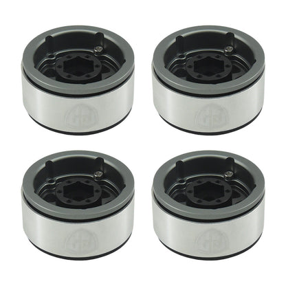 Powerhobby Aluminum 1.55" Beadlock Wheels Grey (4) 1/10 Rock Crawler