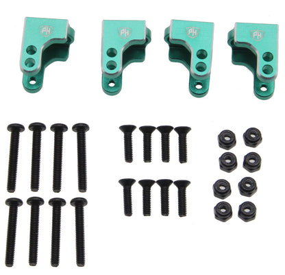 Powerhobby Aluminum Upper Shock Mount Green Losi Mini LMT