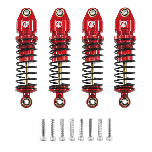 Powerhobby Aluminum Front &amp; Rear Shocks (4) Arrma Grom Red