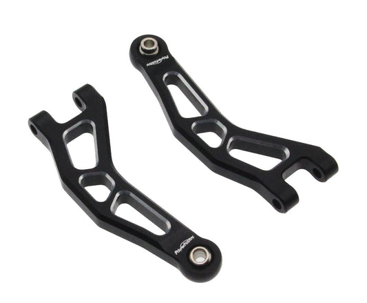 Powerhobby Aluminum Front Upper Arms Black for Arrma Granite / Typhon GROM