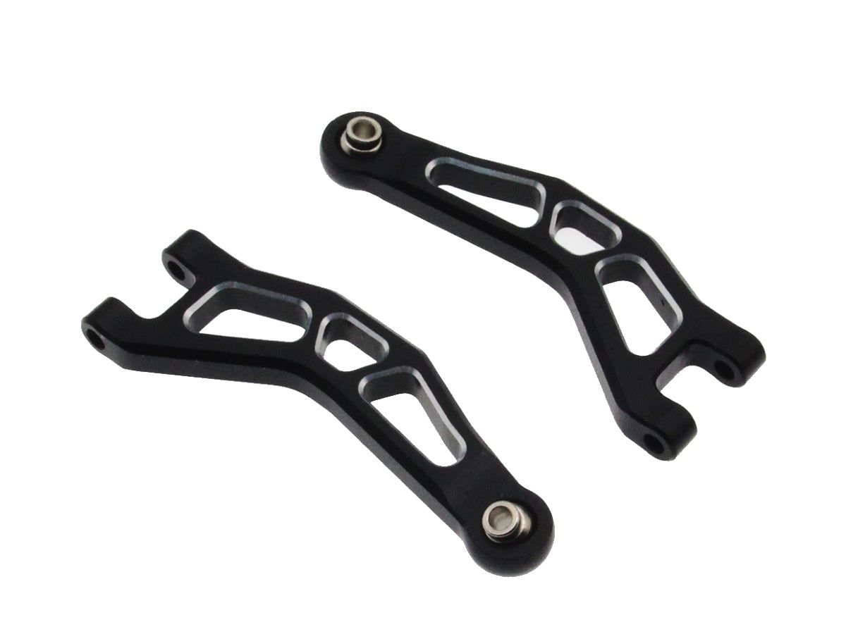 Powerhobby Aluminum Front Upper Arms Black for Arrma Granite / Typhon GROM