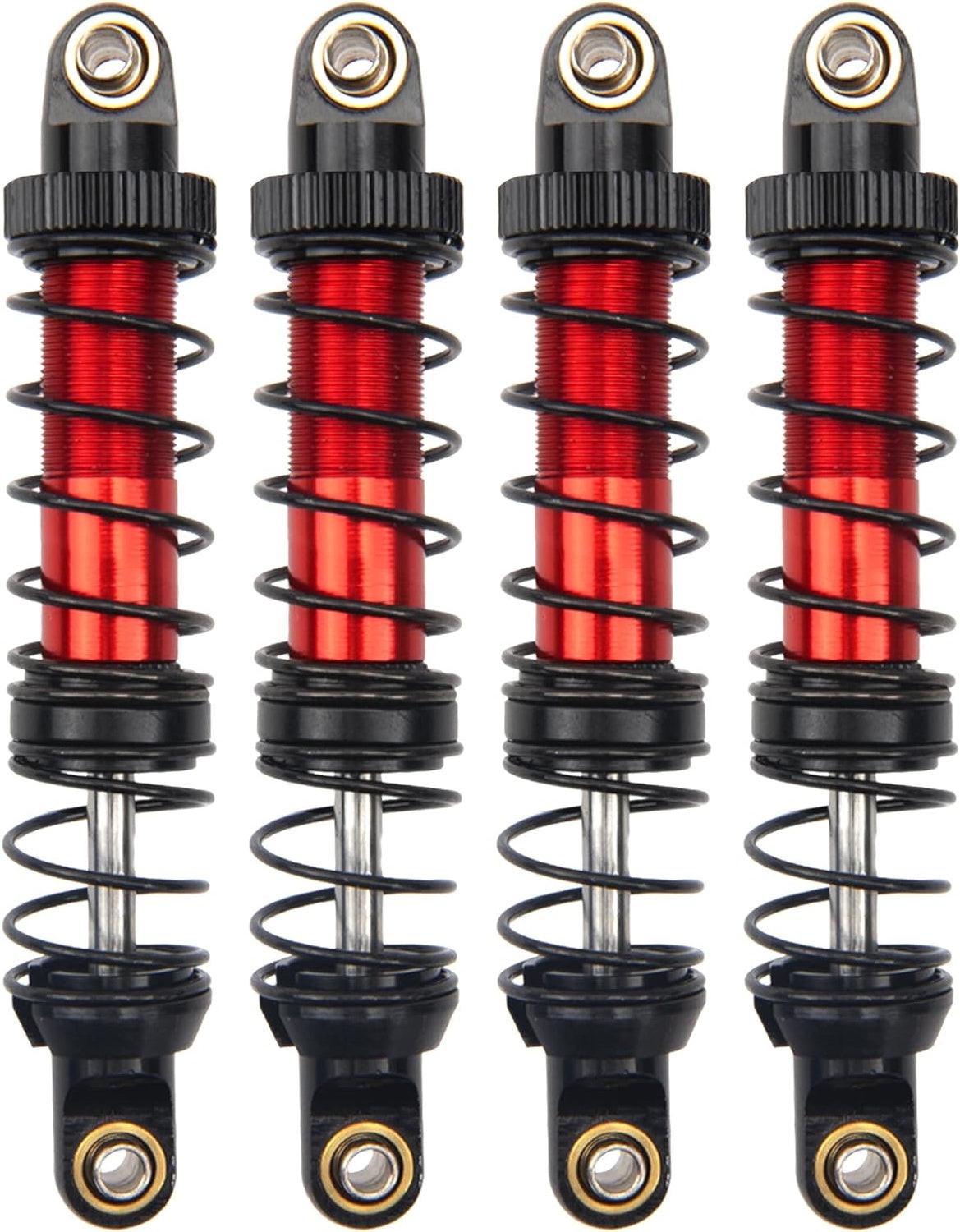 80MM 1/10 Rock Crawler Metal Shocks Absorber Adjustable Dampers (4)