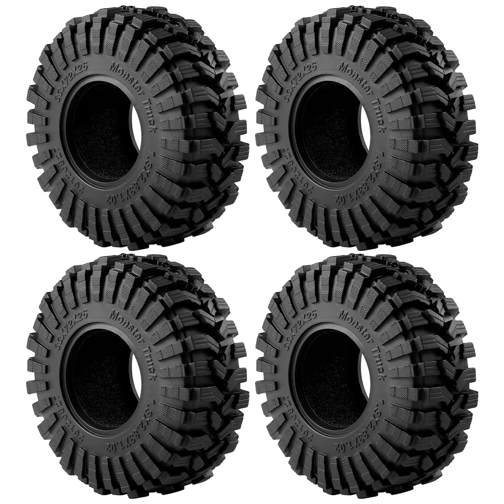 1.3" Tires for 1/24 &amp; 1/18 Rock Crawler TYPE D