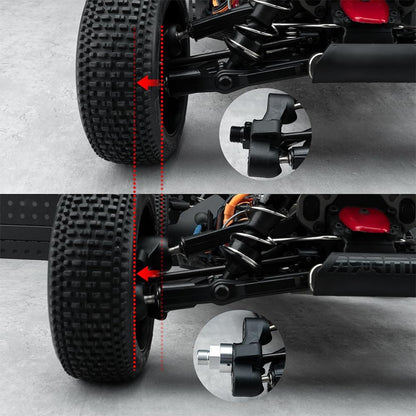 Powerhobby +10mm Extended Wheel Hub Hex Adapters Arrma Typhon 6s