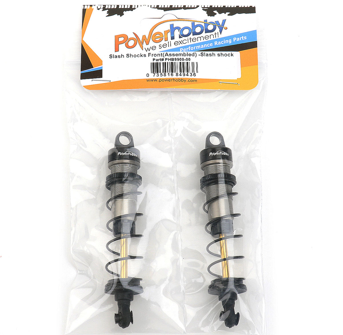 Powerhobby EXTREME Assembled FRONT Shocks 3.5mm Titanium Shaft FOR Traxxas 1/10