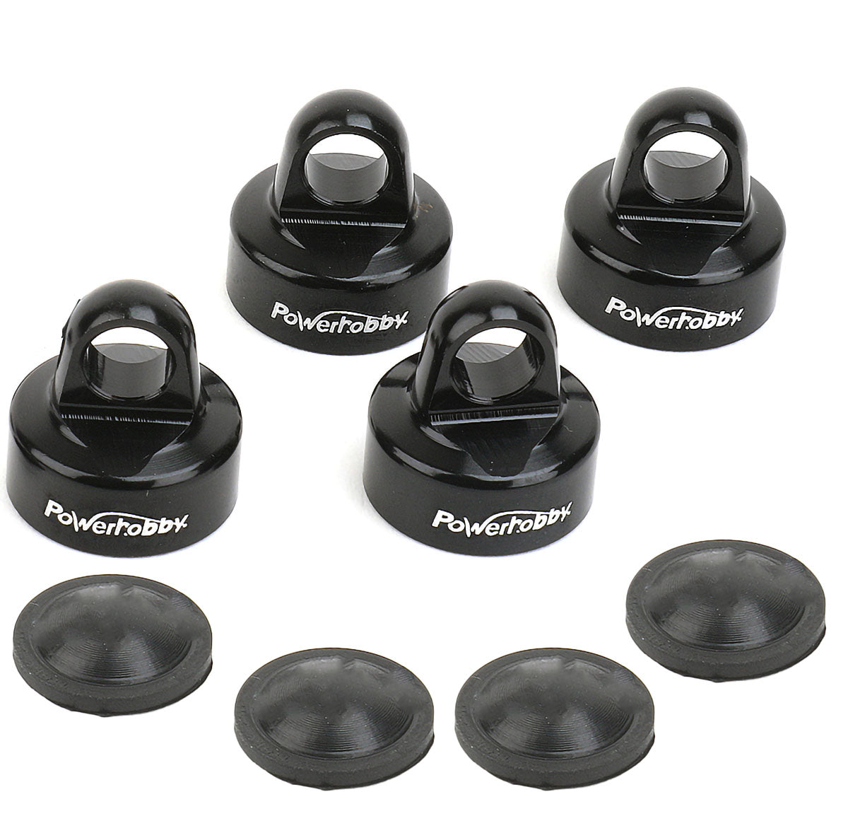 Powerhobby Aluminum Shock Cap (4) XTREME Slash Shocks