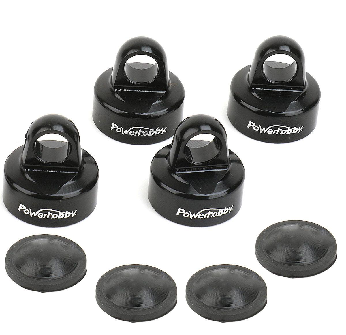 Powerhobby Aluminum Shock Cap (4) XTREME Slash Shocks