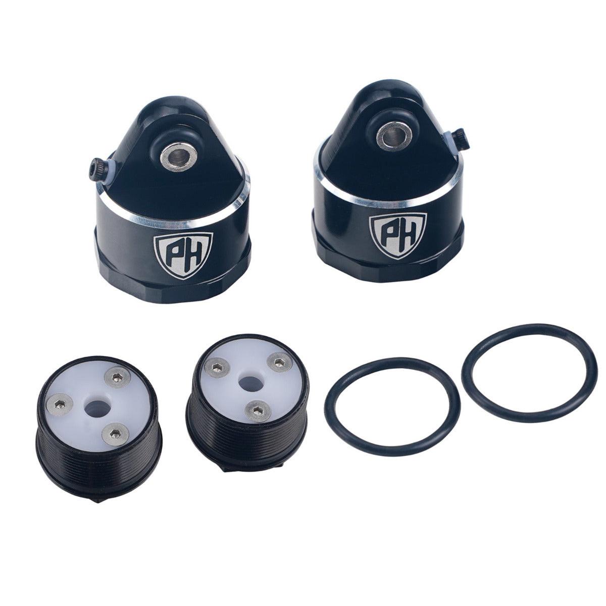Powerhobby Aluminum Bleeder Shock Cap & Cartridge Set (2)  Arrma Kraton / Outcast 8S