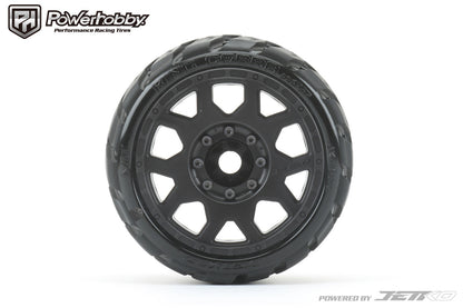Powerhobby 1/8 SGT 3.8 King Cobra Belted Mounted Tires (2) 17MM Low Profile