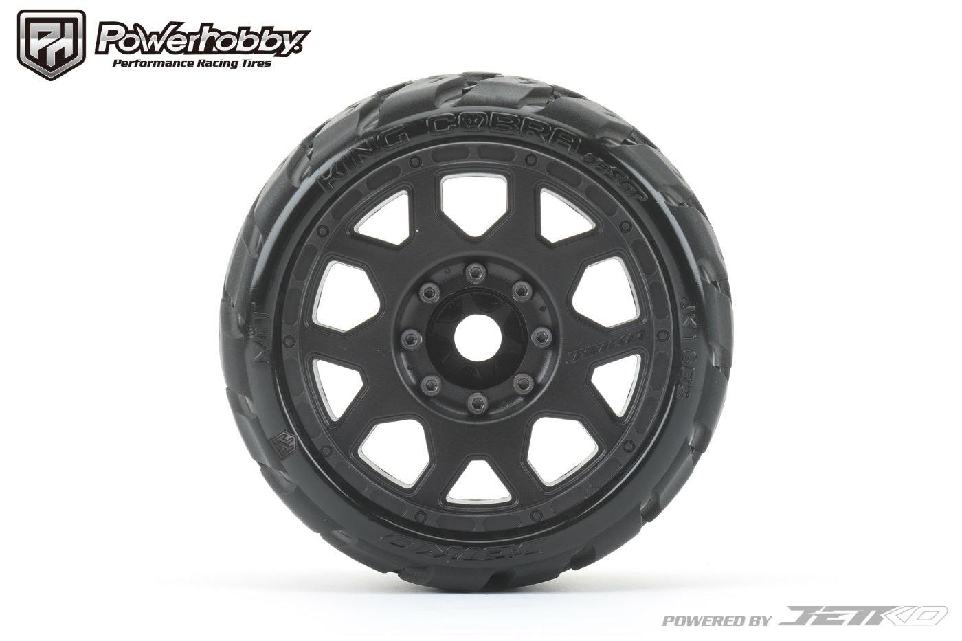 Powerhobby 1/8 SGT 3.8 King Cobra Belted Mounted Tires (2) 17MM Low Profile