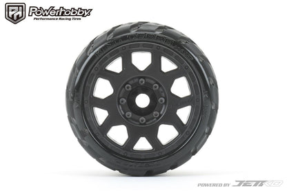 Powerhobby 1/8 SGT 3.8 King Cobra Belted Mounted Tires (2) 17MM Low Profile