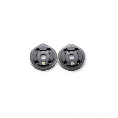 Powerhobby Outer Brass portal Covers Front or Rear Axial Capra / SCX10 III 50Grams