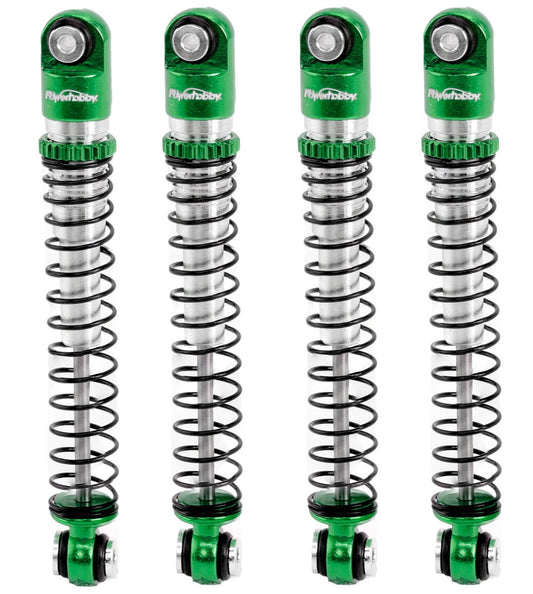 Powerhobby 1/24 Axial SCX24 Aluminum 54mm Long Travel Shocks Jeep Bronco Green