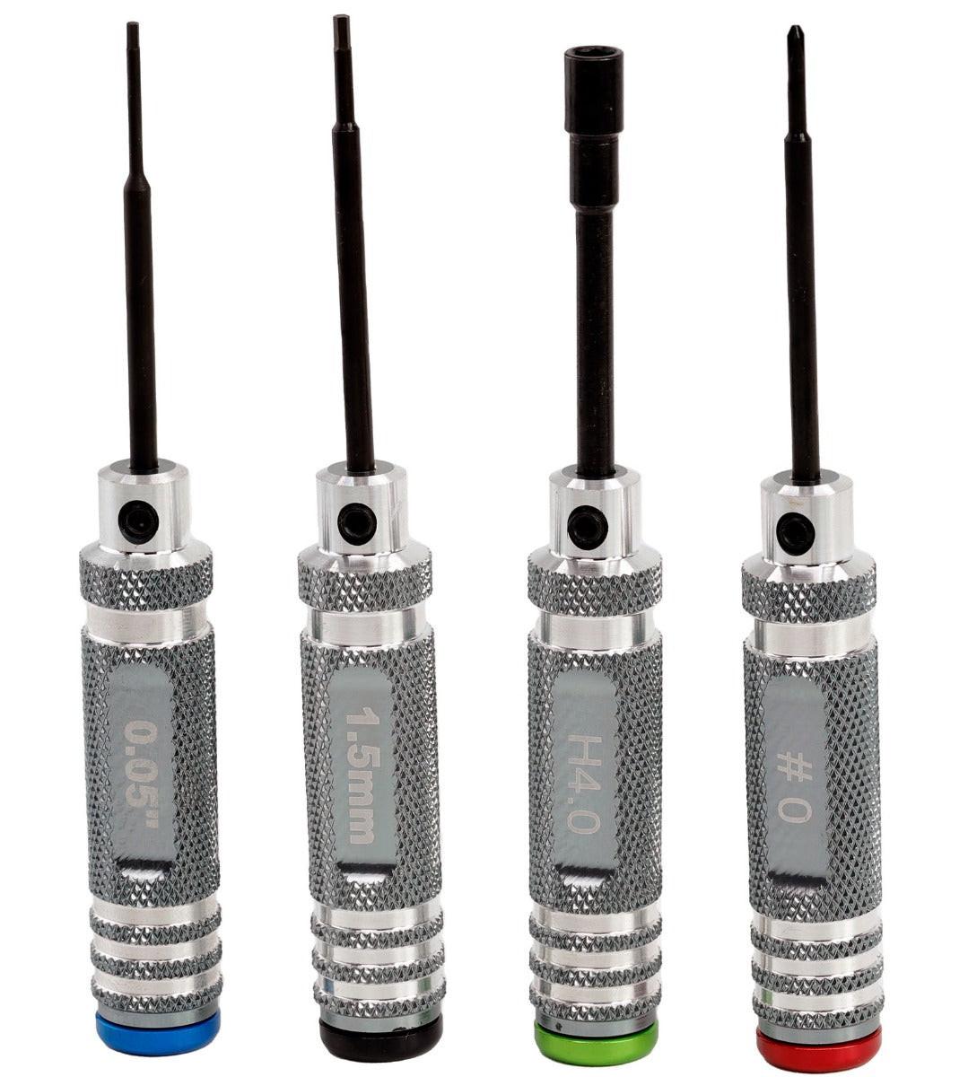 Powerhobby 0.05" 1.5mm Hex 4.0mm Nut #0 Driver 1/24 Axial SCX24 Tool Set