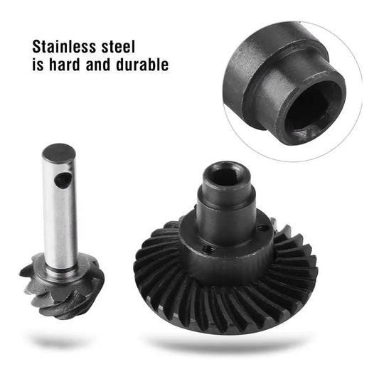Powerhobby Helical Spiral Pinion Gear Set SCX10 II / SCX10 III Capra 1.9 8T/24T