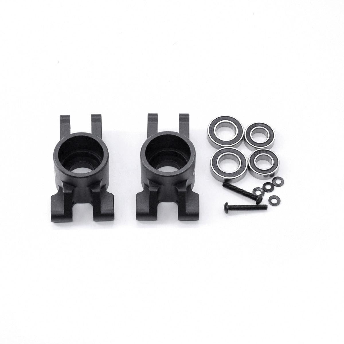 Powerhobby Aluminum Rear Axle Mount w Bearings FOR Traxxas Sledge Black