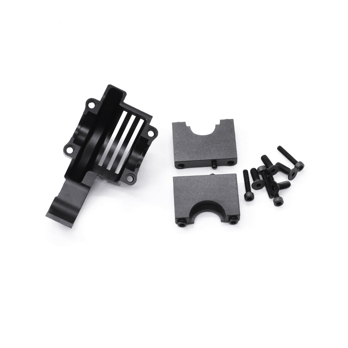 Powerhobby Aluminum Main Gear Cover FOR Traxxas Sledge Black