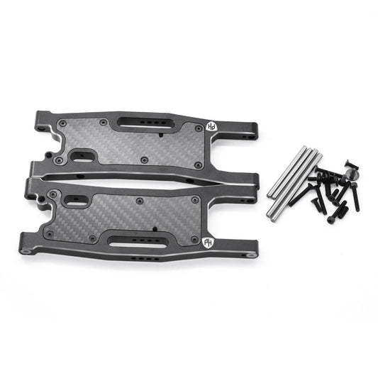 Powerhobby Aluminum  Rear Arms FOR Traxxas Sledge Black
