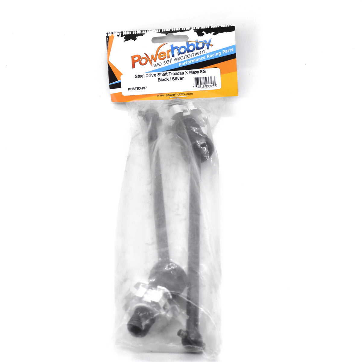 Powerhobby Steel Drive Shaft FOR Traxxas X-Maxx 8S Silver (2)
