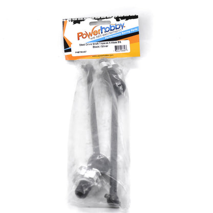 Powerhobby Steel Drive Shaft FOR Traxxas X-Maxx 8S Silver (2)