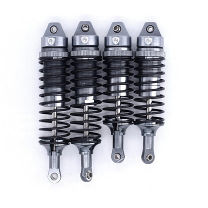 Powerhobby Front & Rear Shocks (4) FOR Traxxas Slash 2WD 4WD Titanium