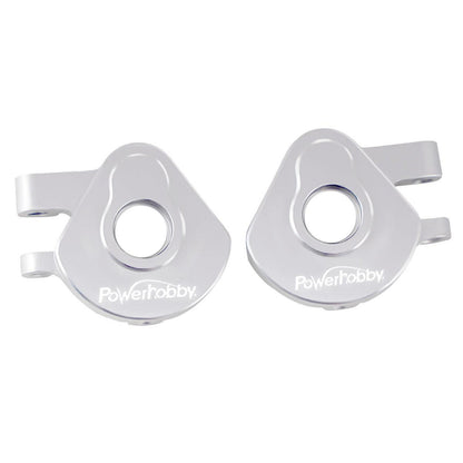 Powerhobby Aluminum Steering Knuckles / Blocks FOR Traxxas TRX-4M Silver TRX4M
