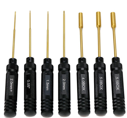 PowerHobby Tool kit Nut Drivers 4 / 5 / 6mm Hex 0.05 1.5 2.0 Hex FOR Traxxas TRX-4M