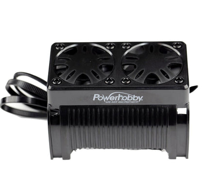 Powerhobby 1/5 Twin Motor Cooling / Heat Sink Fan with Housing 55mm