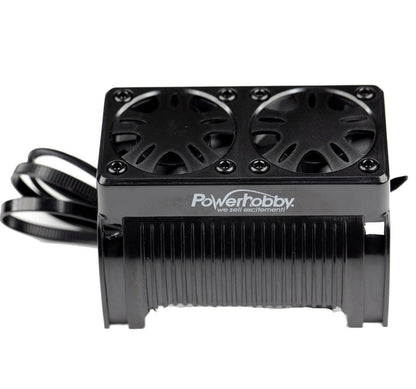 Powerhobby 1/5 Twin Motor Cooling / Heat Sink Fan with Housing 55mm