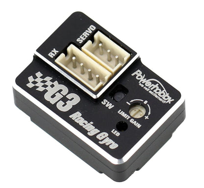 Powerhobby G3 Aluminum Case Dual Gain Micro Steering Tuned Gyro Kyosho Mini-Z