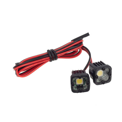 PowerHobby RC 2 Single LED Lights Headlights Spotlight for 1/10 1/8