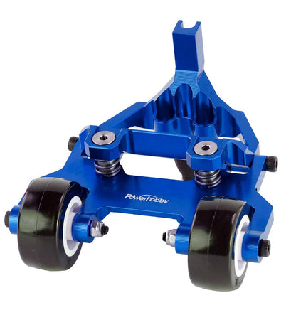 Powerhobby Aluminum Wheelie Bar Blue FOR Traxxas Maxx V1 & V2