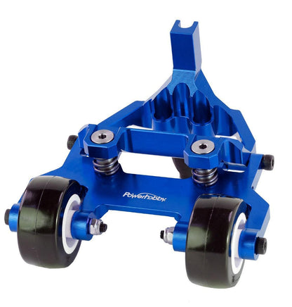 Powerhobby Aluminum Wheelie Bar Blue FOR Traxxas Maxx V1 & V2