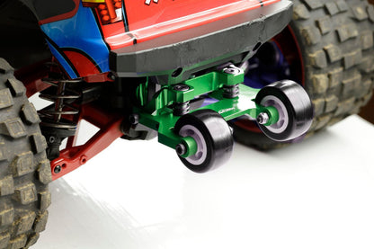 Powerhobby Aluminum Wheelie Bar GREEN FOR Traxxas Maxx V1 & V2