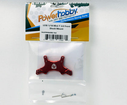 PowerHobby LOSI 1/18 Mini-T 2.0 Aluminum Front Shock Tower Minit 2.0 Red