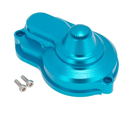 PowerHobby LOSI 1/18 Mini-T 2.0 Aluminum Rear Main Gear Cover MiniT Blue