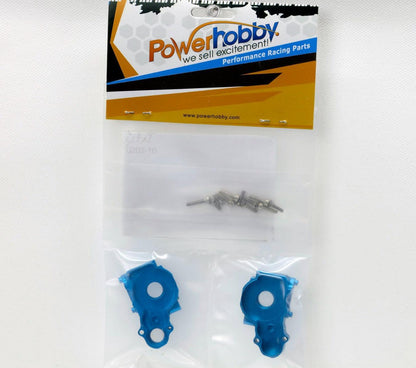 PowerHobby LOSI 1/18 Mini-T 2.0 Aluminum Rear Gearbox Housing MiniT Blue