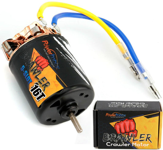 Powerhobby 540 5-Slot Brushed 16T 1/10 Rock Crawler Motor