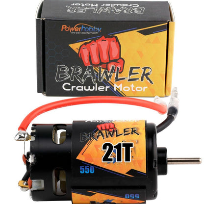 Powerhobby 550 Size 21T Brushed Motor Reverse Rotation FOR Traxxas TRX-4