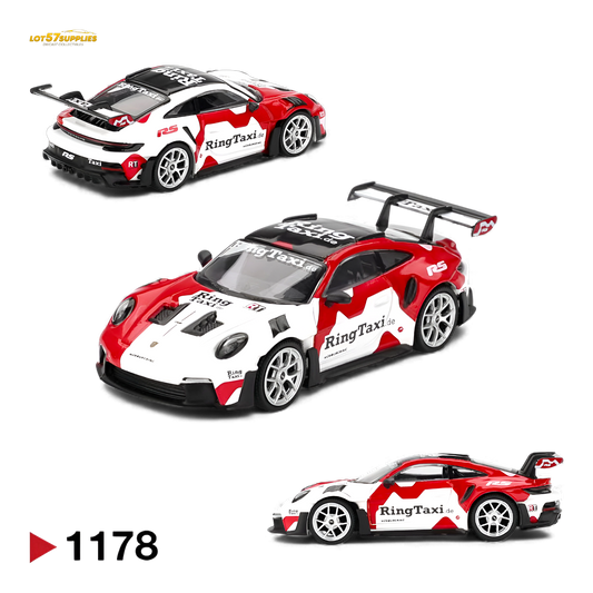 (Pre-Order) Mini GT Porsche 911 (992) GT3 RS Weissach RingTaxi.com 1:64