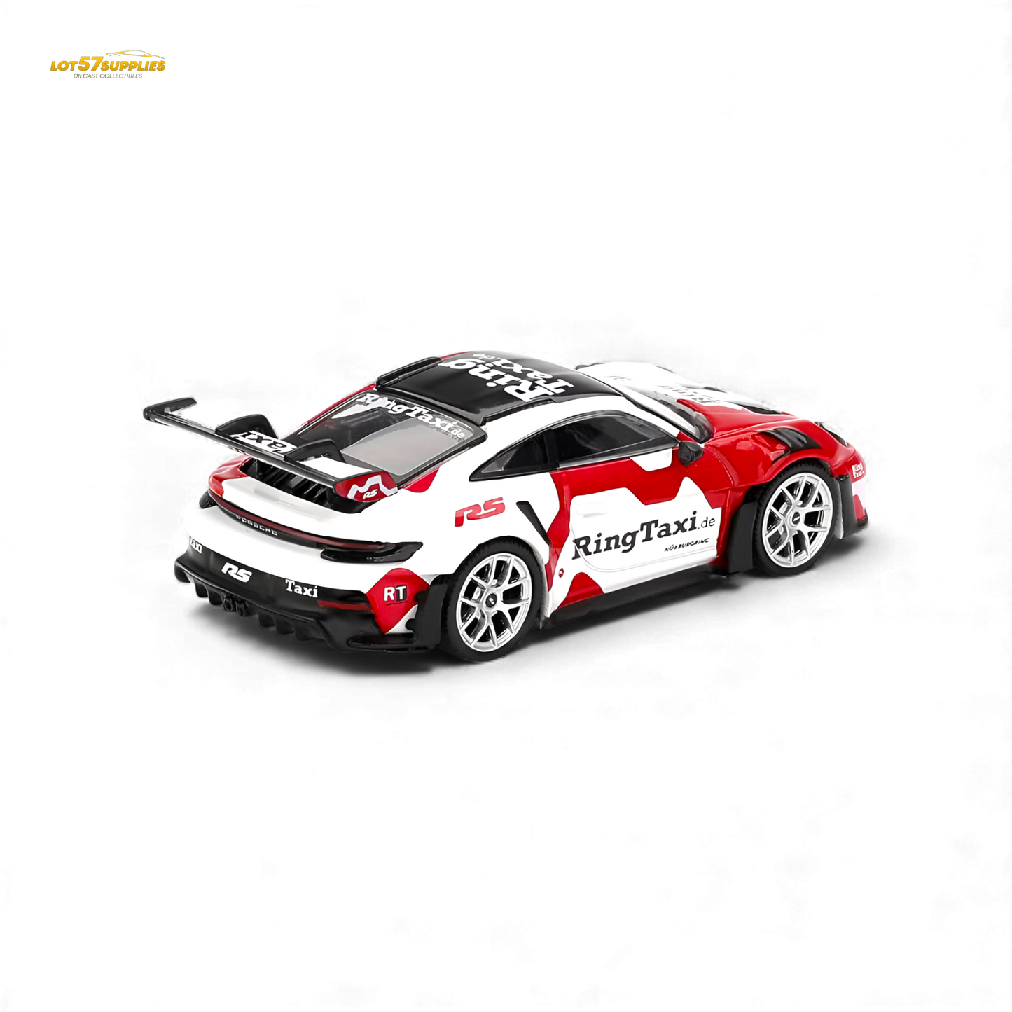 (Pre-Order) Mini GT Porsche 911 (992) GT3 RS Weissach RingTaxi.com 1:64