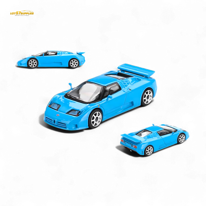 Mini GT Bugatti EB110 Super Sport Blu Bugatti #890 1:64